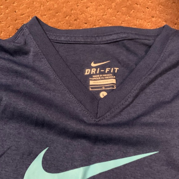 Blue Nike Dri-Fit Longsleeve - Picture 2 of 2